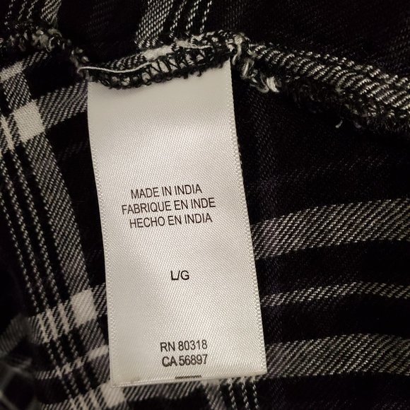 Lucky Brand Womens Size L Shirt Button Plaid Split Back Peplum Skirted Shirttail - Picture 8 of 9